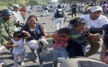 Más de 7.000 migrantes diariamente llegan  a la frontera sur de México
