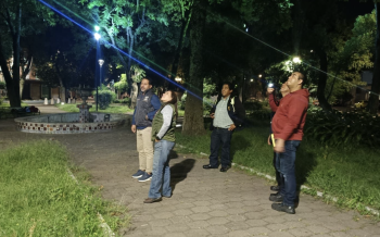 Realiza Contraloría Municipal supervisión nocturna de nuevas luminarias
