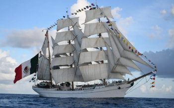 Armada de México anuncia regreso del Buque Escuela Cuauhtémoc