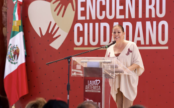 Trabajar de la mano con la gente, un compromiso permanente: Laura Artemisa