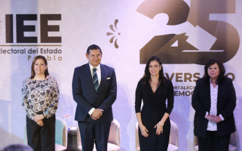 Cumple 25 años el Instituto Electoral del Estado de Puebla