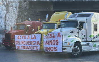 Megabloqueo  para pedir seguridad en carreteras