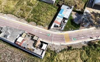 Entrega Lupita Cuautle otra calle rehabilitada en San Andrés Cholula