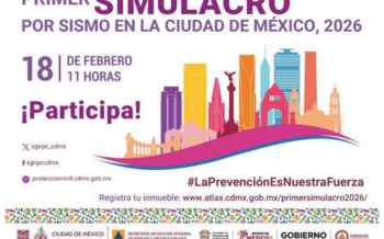Primer simulacro nacional 2026 será en febrero. Sonará la alerta de tu celular