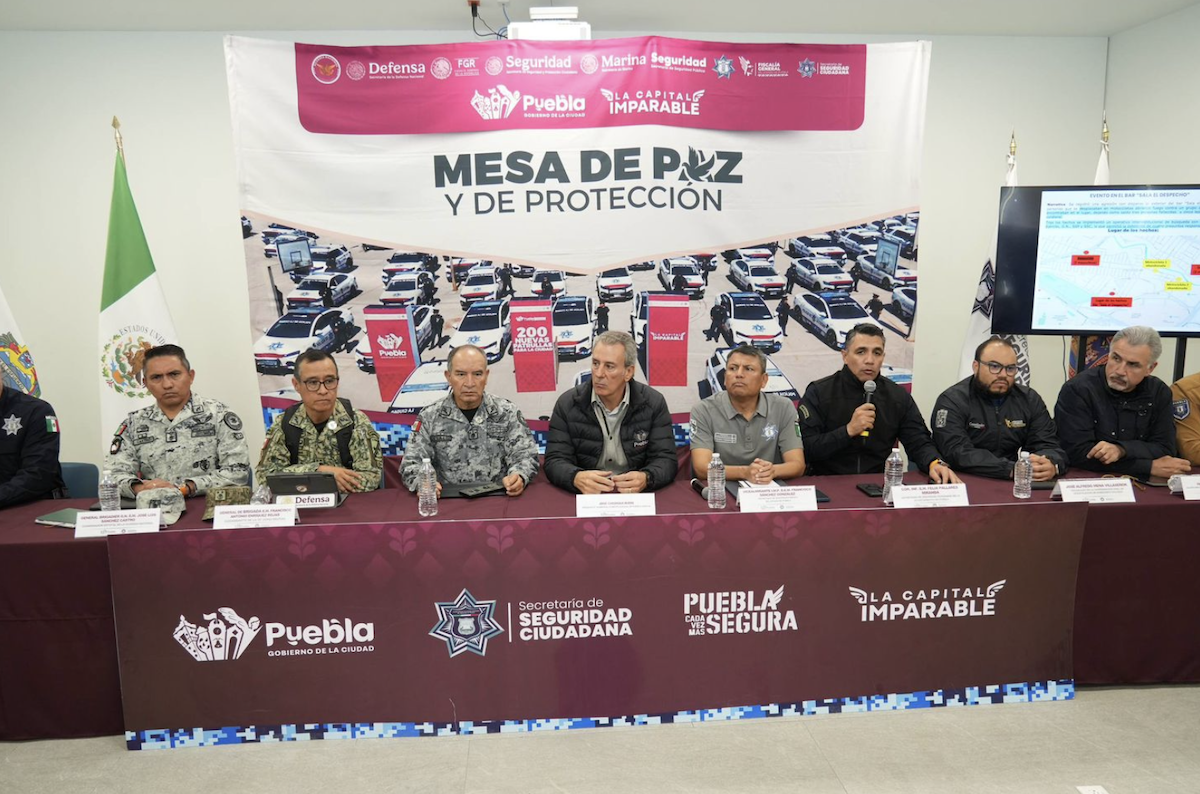 Cero impunidad ante el homicidio de tres personas en la zona de Angelópolis