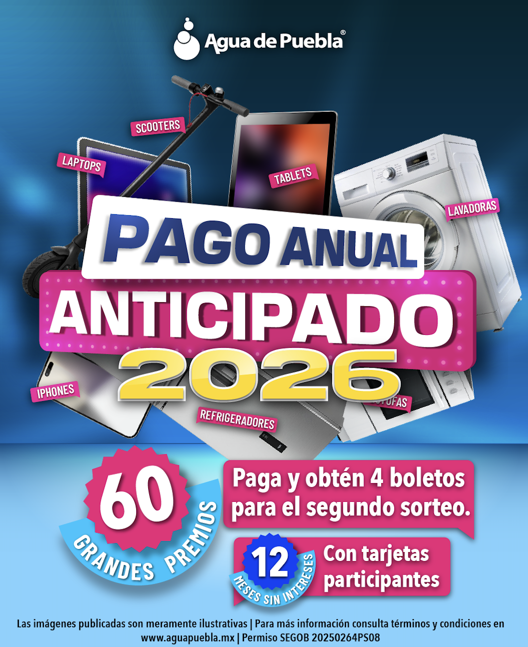 Agua de Puebla mantiene en febrero el Pago Anual Anticipado, con ...