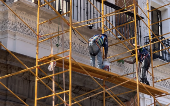 Realizan trabajos de rehabilitación en la antigua sede del Congreso Realizan trabajos de rehabilitación en la antigua sede del Congreso
