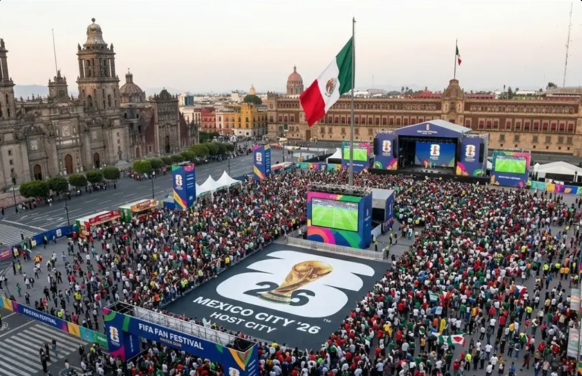 El 'Fan Fest' del Mundial 2026 se realizará en el Zócalo de la CDMX y las principales ciudades del país.