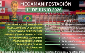 Alistan mega marcha para inauguración del Mundial en CDMX este 11 de junio