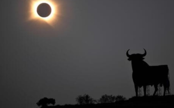 En proceso, el eclipse solar que es visible para millones de personas