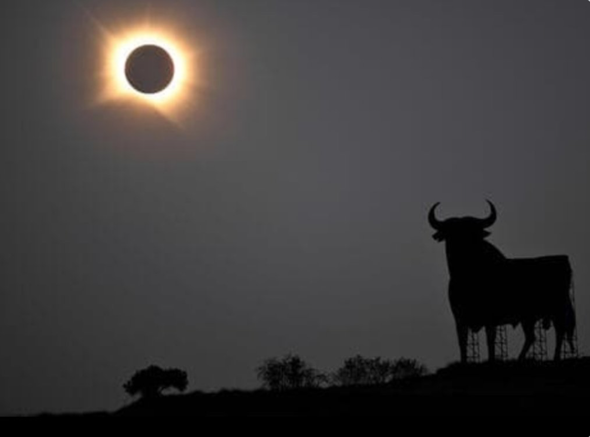 En proceso, el eclipse solar que es visible para millones de personas